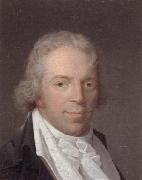 unknow artist Portrait of a man,head and shoulders,wearing a grey jacket and a white cravat oil painting on canvas